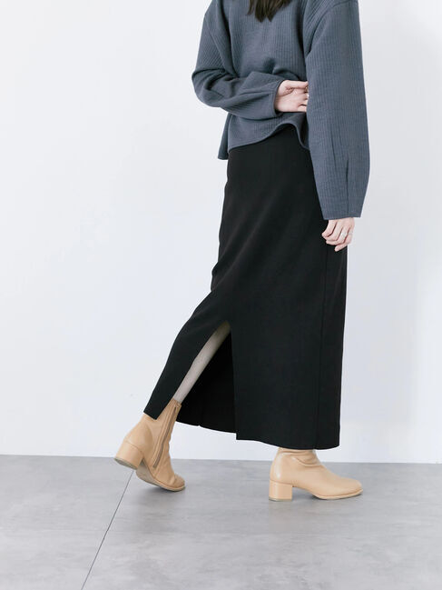 Samansa Mos2 blue「◎ニットタイトスカート」|スカート|