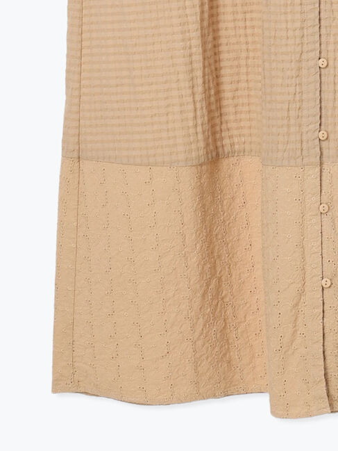 Samansa Mos2「【S/Mサイズ】オーバーレース切替ワンピース」|ワンピース|