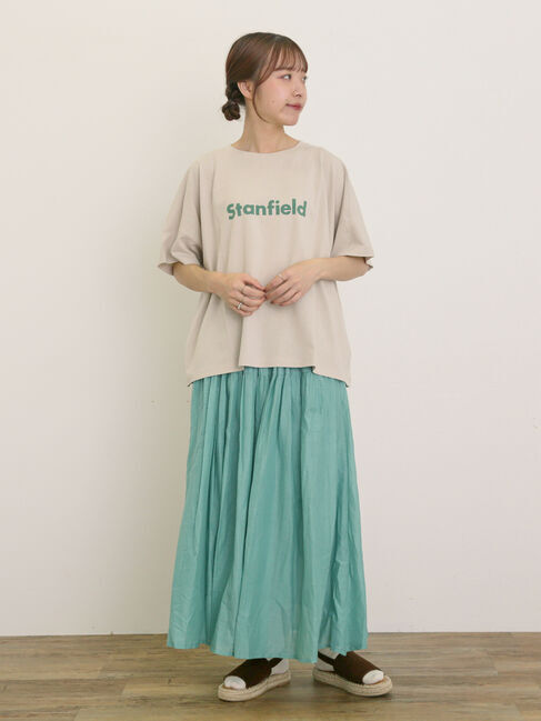 Samansa Mos2「ロゴアソートプリントゆるTシャツ」|Tシャツ・カットソー|