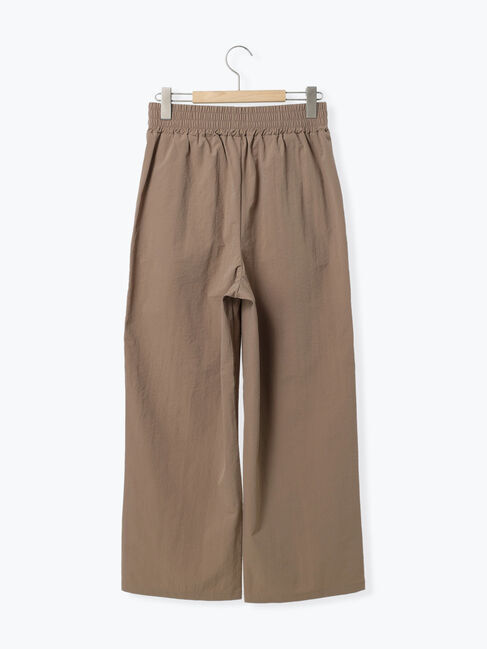 Samansa Mos2 blue「ハイウエストワイドイージーパンツ」|その他|