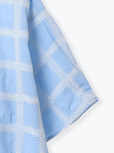 SM2「スクエア刺繍袖タックシャツ」|シャツ・ブラウス|