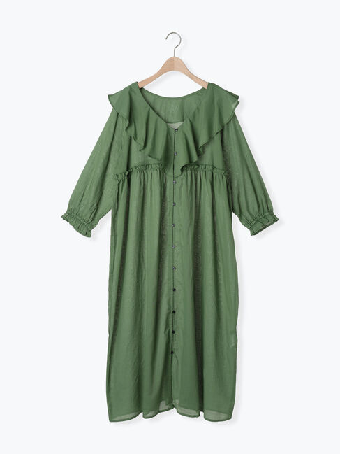 Samansa Mos2「【S/Mサイズ】柄アソート襟フリル2WAYワンピース」|ワンピース|