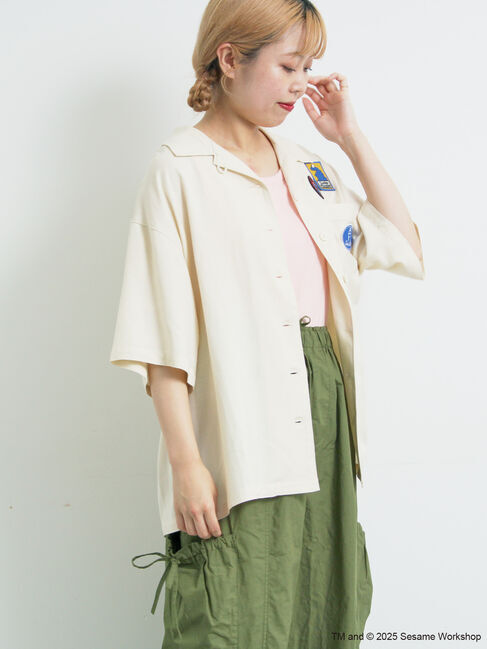 SM2「【SESAME STREET meets SM2】ワッペン付きボウリングシャツ」|シャツ・ブラウス|