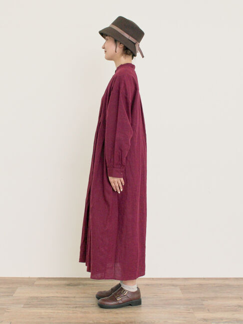 Samansa Mos2「【Cross&times;Linen】タックワンピース《S/Mサイズ》」|ワンピース|