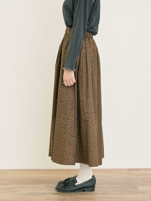 Samansa Mos2「柄アソートタックスカート」|スカート|