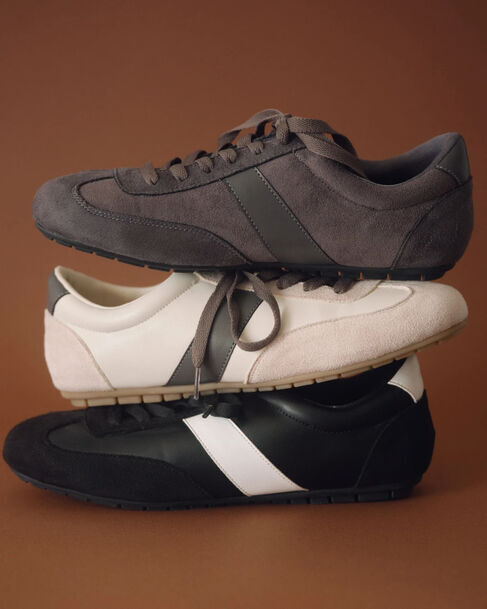 Samansa Mos2 blue「クラシックスニーカー」|ビジネス・ドレスシューズ|