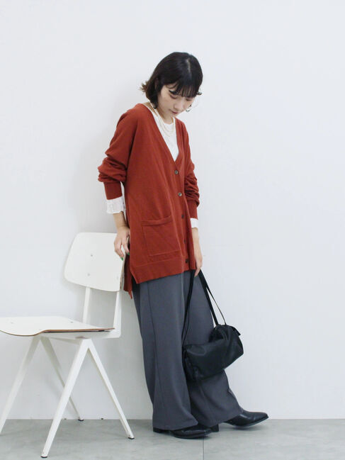 Samansa Mos2 blue「シアーレースロンT」|Tシャツ・カットソー|