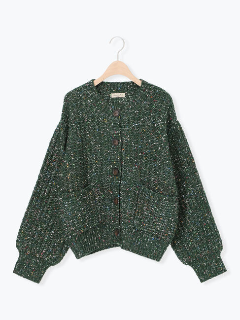 Samansa Mos2「カラーネップローゲージカーディガン」|カーディガン|