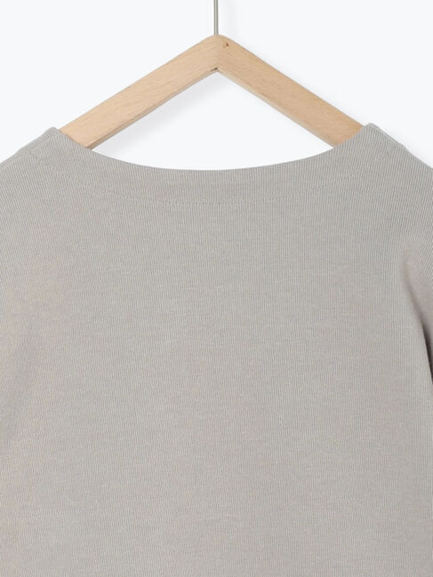 Samansa Mos2 blue「ペプラムドッキングプルオーバー」|Tシャツ・カットソー|