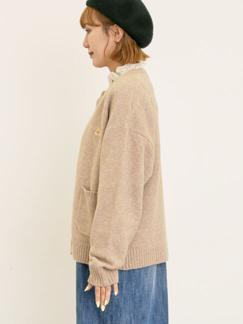 Samansa Mos2「【KELTY&times;Samansa Mos2】クルーネックカーディガン」|カーディガン|