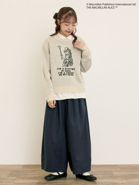 Samansa Mos2「【Alice&times;Samansa Mos2】ジャカードニット」|ニット・セーター|