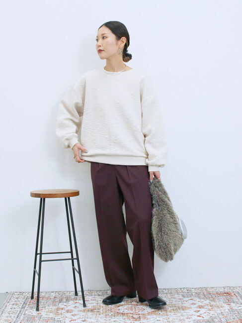 Samansa Mos2 blue「フェイクファーマルシェバッグ」|その他|