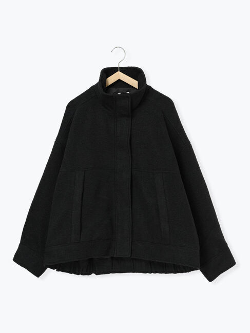 Samansa Mos2 blue「スライバーBIGブルゾン」|その他|