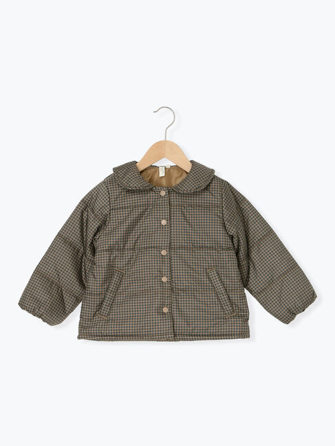 Samansa Mos2 Lagom「【撥水】チェック柄中綿ジャケット」|ブルゾン・スタジャン|