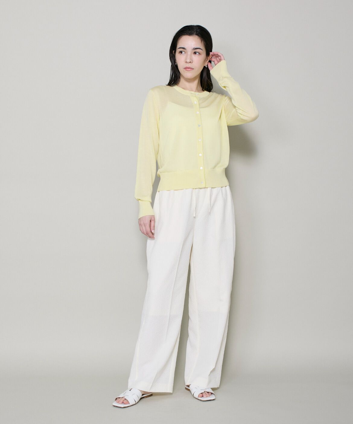 DAY by DAY it&rsquo;s international「シルクブレンドクルーネックカーディガン」|カーディガン|