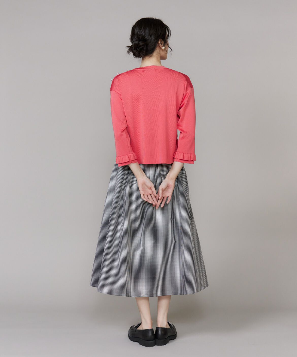 Maglie le cassetto「《大きいサイズ》ロゴテープタックスカート《M Maglie le cassetto》」|スカート|