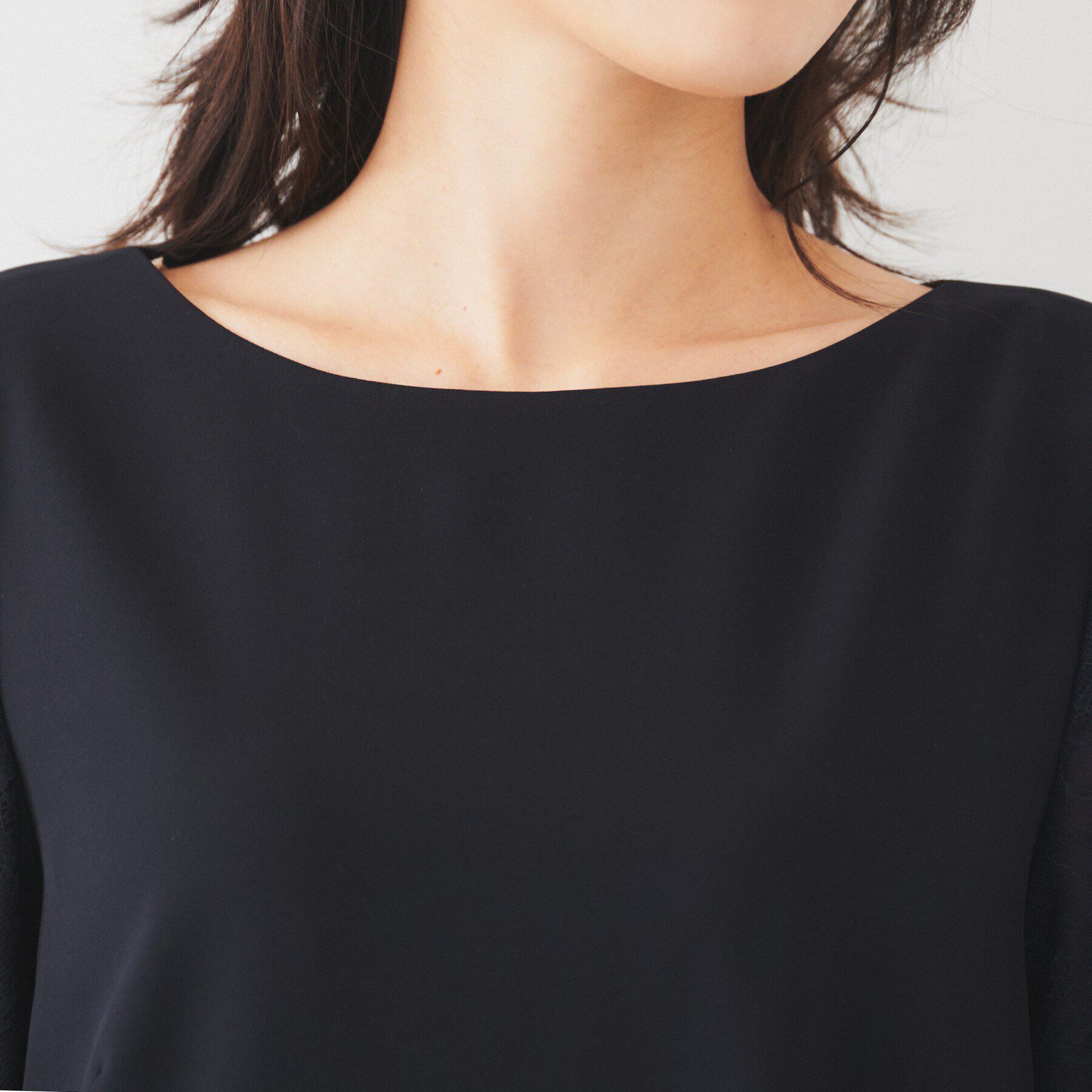 UNTITLED「【フォーマルドレス/セレモニー/オケージョン】袖レース サックワンピース」|ワンピース|