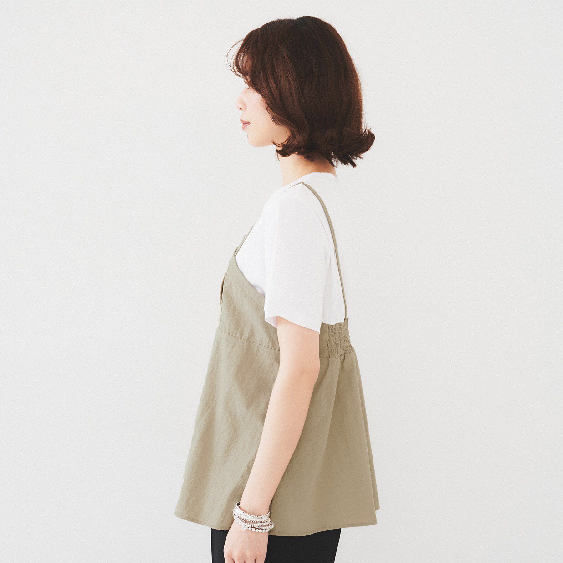 UNTITLED「【洗える/Tシャツ】ビスチェドッキングプルオーバー」|Tシャツ・カットソー|