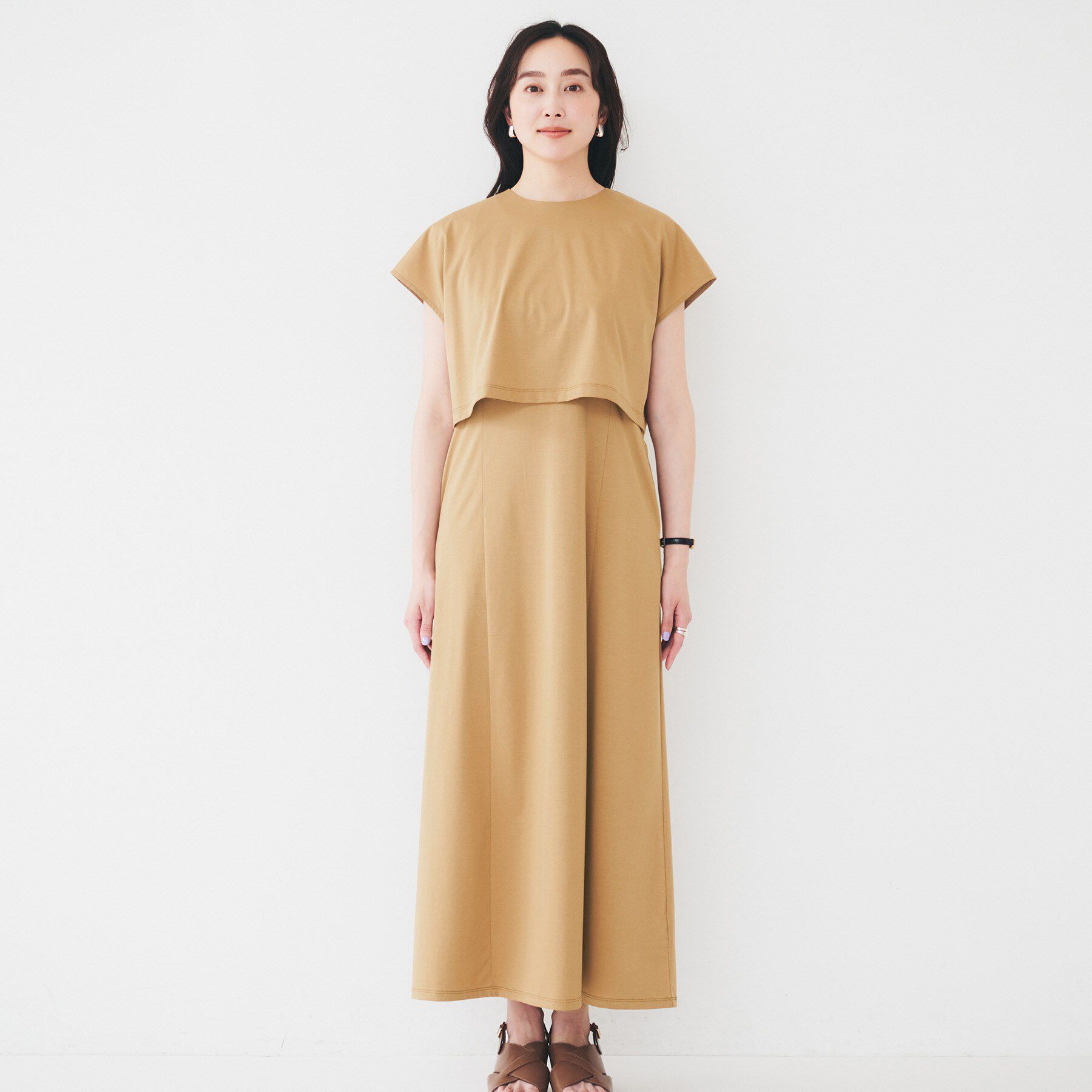 UNTITLED「【洗える／夏ワンピ／2WAY】ジャージワンピース」|ワンピース|