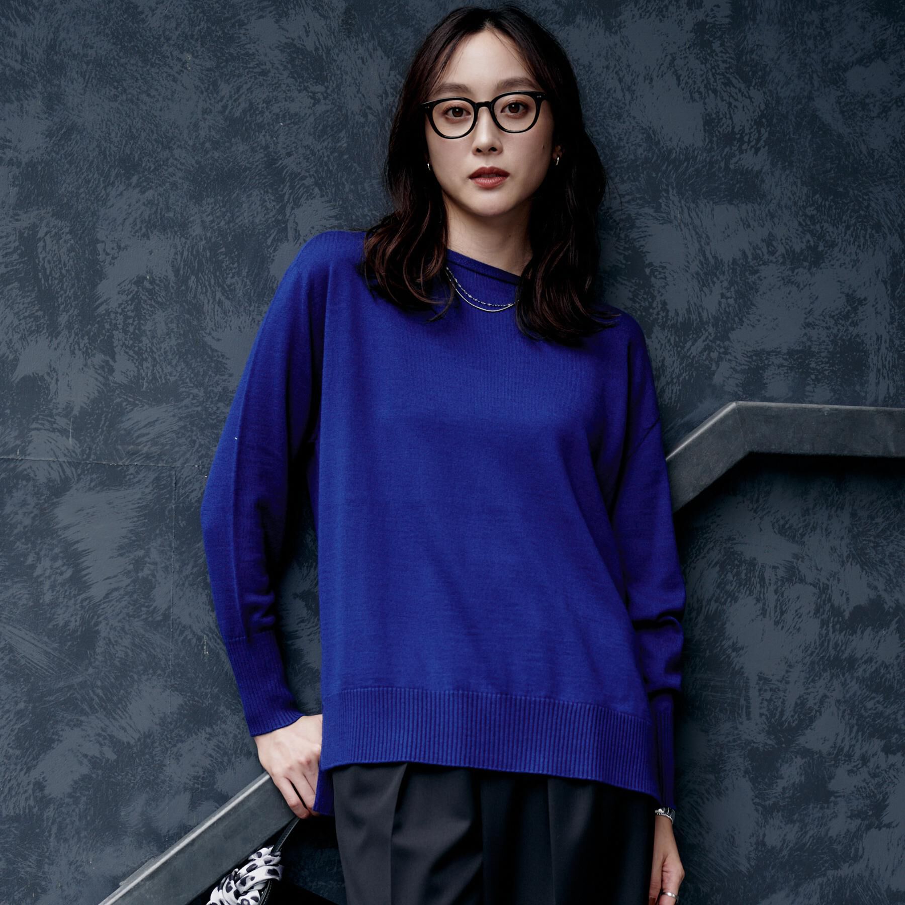 UNTITLED「【8色展開/体型カバー】魅せるタイムレスニット」|ニット・セーター|