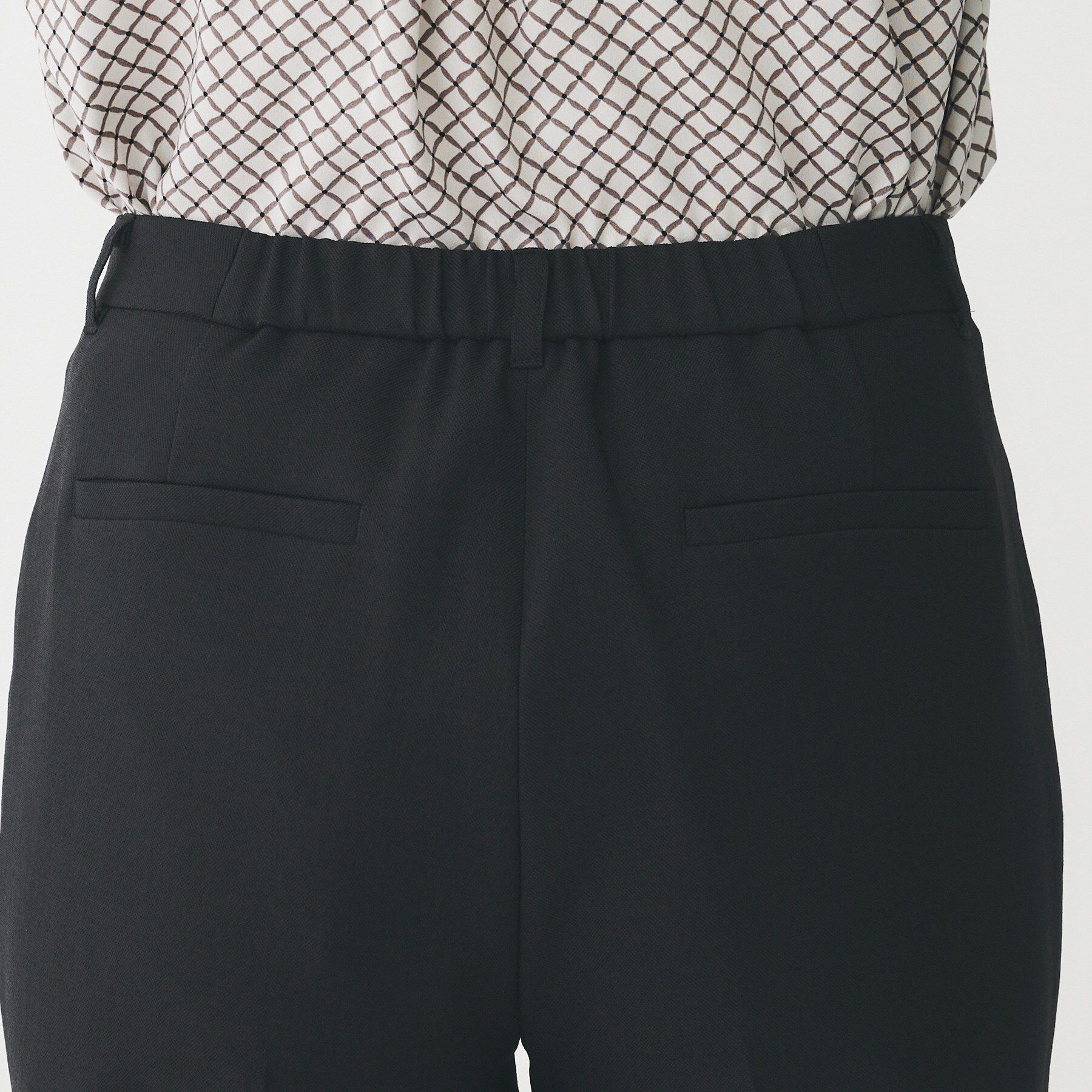 UNTITLED「【洗える/お仕事スーツ】ドライメランジ テーパードパンツ」|その他|