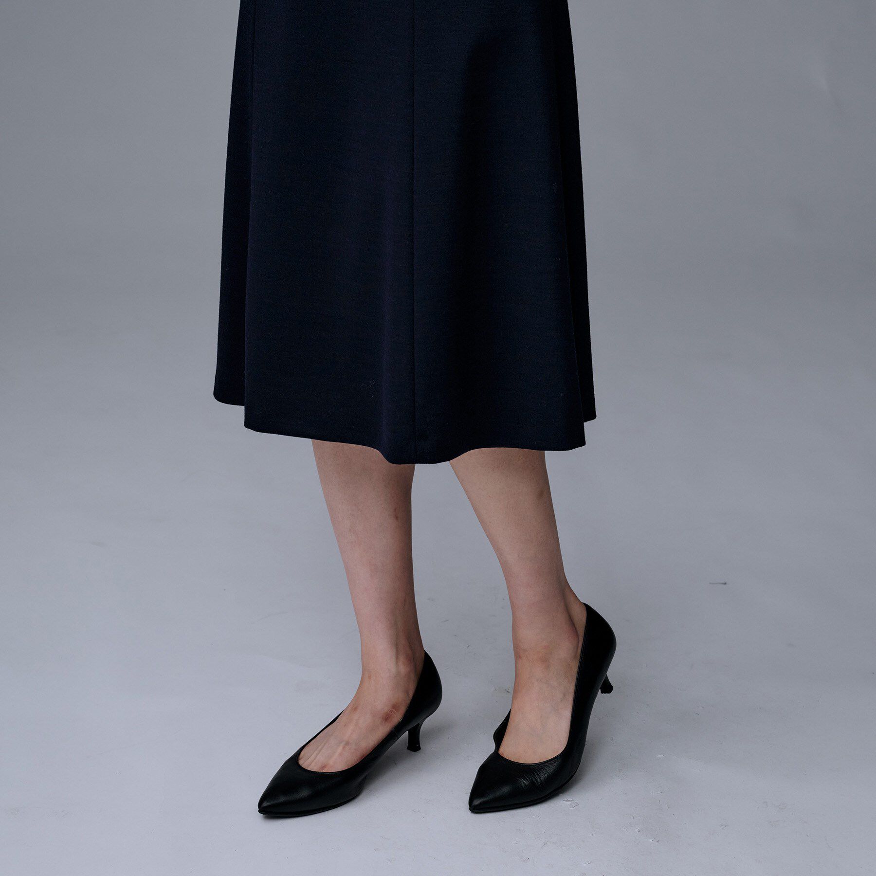 UNTITLED「【洗えるスーツ/ストレッチ】ウール混ジャージ マーメイドスカート」|スカート|