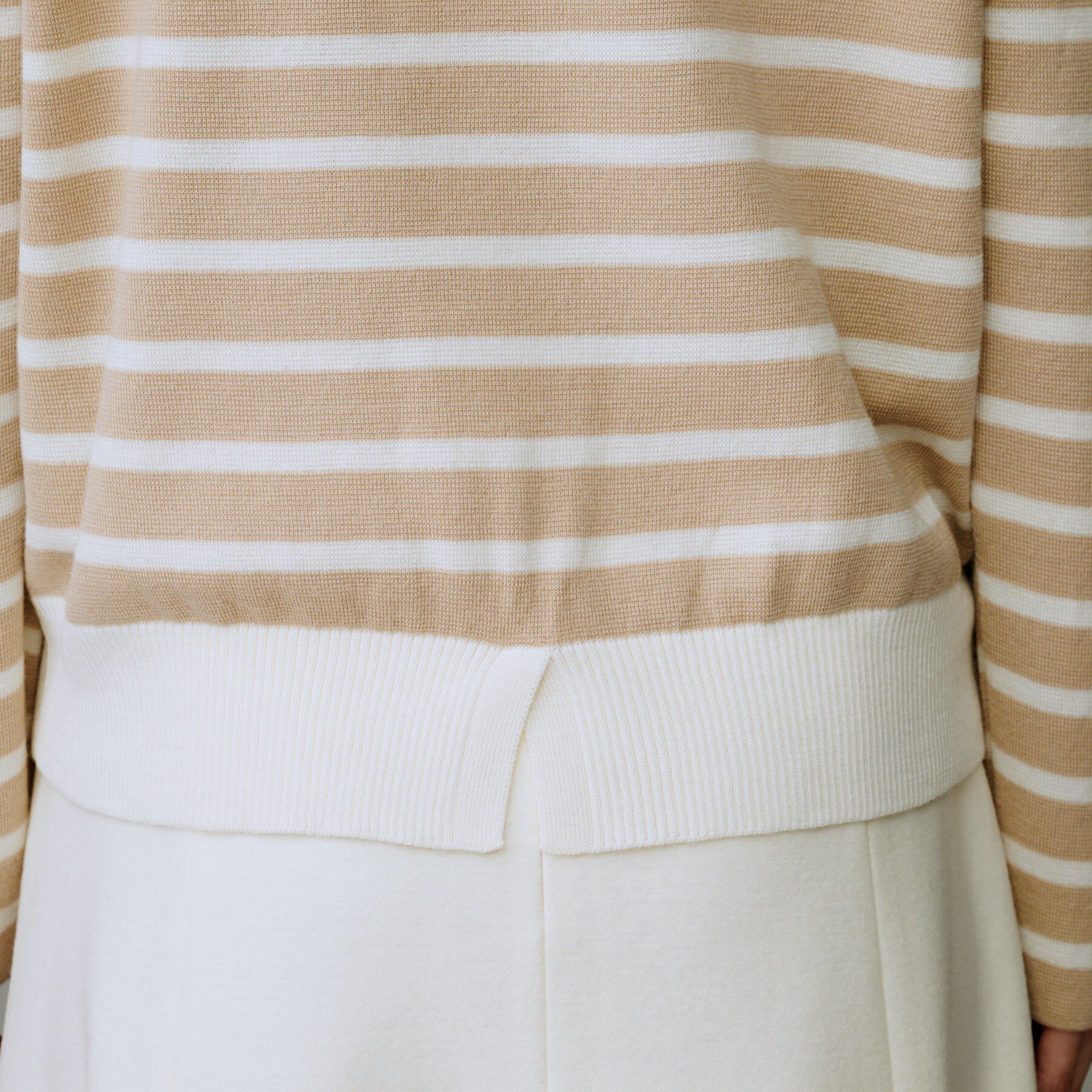 UNTITLED「【洗える】モックネックミラノリブニット」|ニット・セーター|