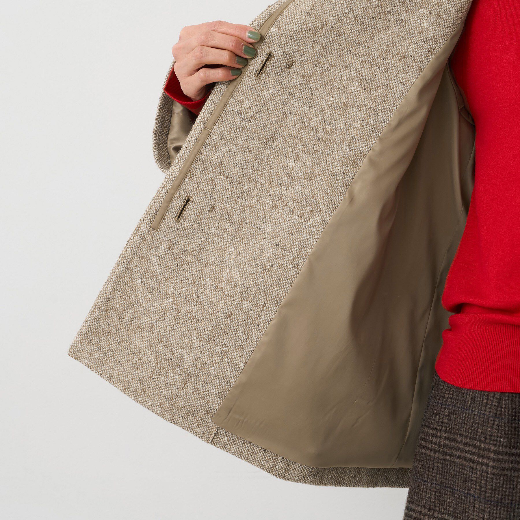 UNTITLED「【スタンドカラー/オンオフ使える】クラシカルツイードコート」|その他|