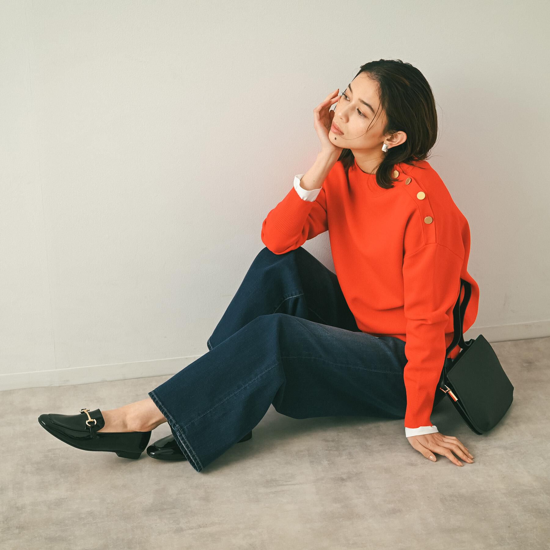 UNTITLED「【春先におすすめ/洗える】ミラノリブニット」|ニット・セーター|