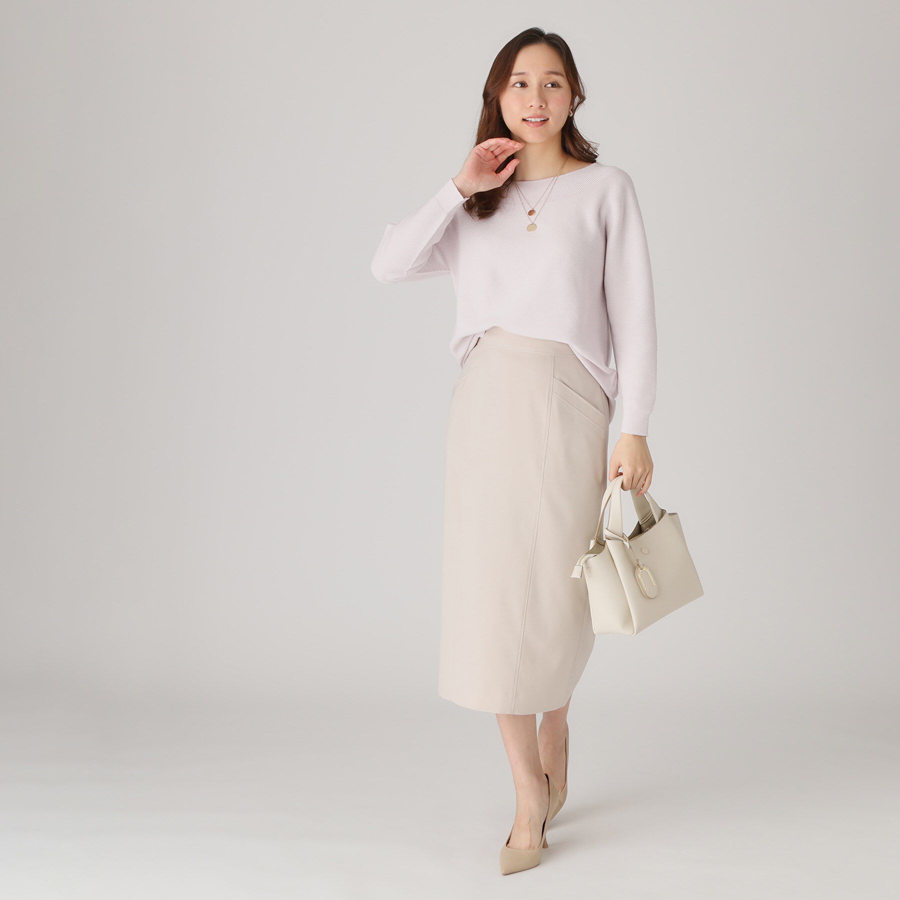 COUP DE CHANCE「【洗える／日本製】無縫製ニットトップス」|ニット・セーター|