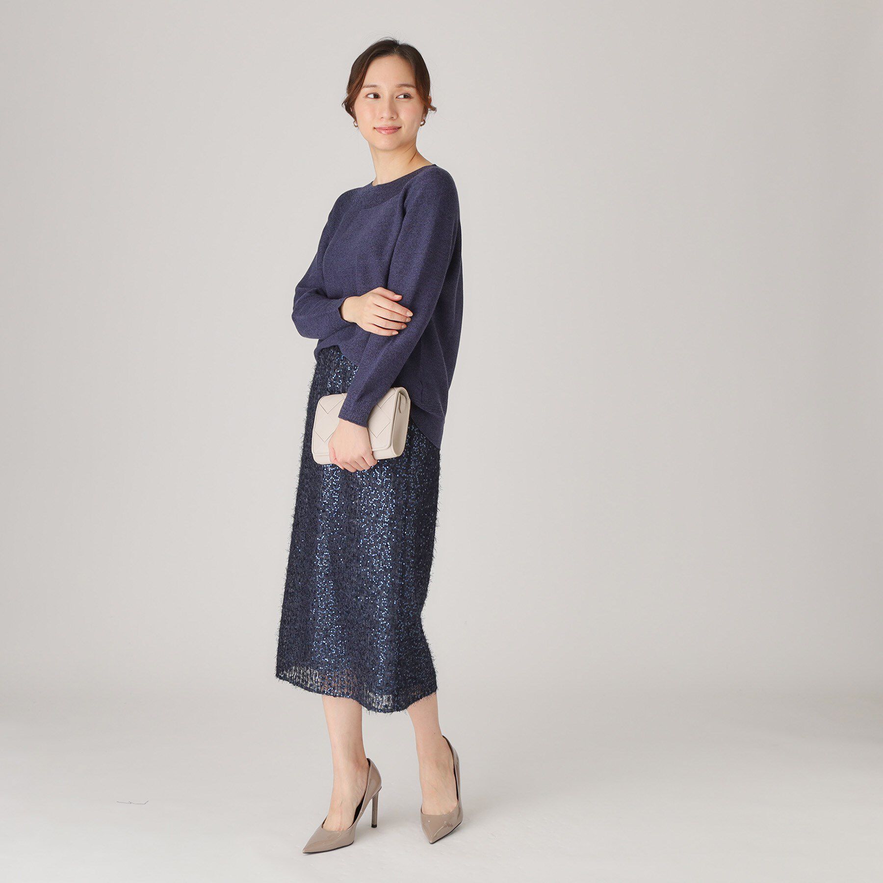 COUP DE CHANCE「【洗える／日本製】無縫製ニットトップス」|ニット・セーター|