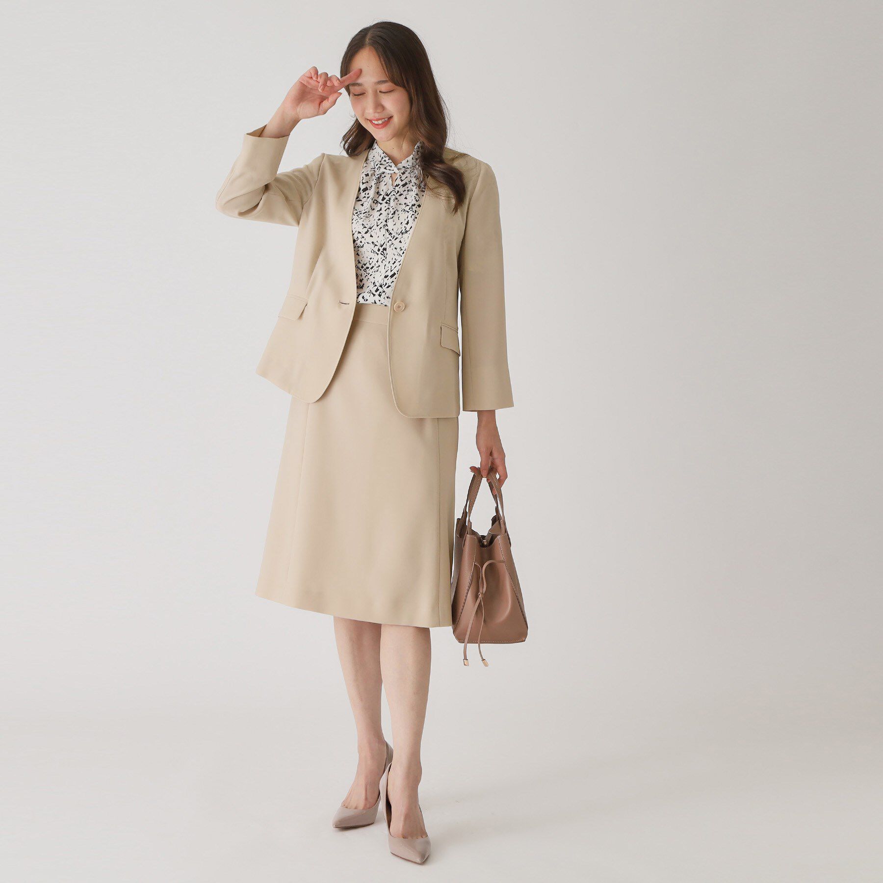 COUP DE CHANCE「【手洗い可／通勤】ノーカラージャケット」|ノーカラージャケット|