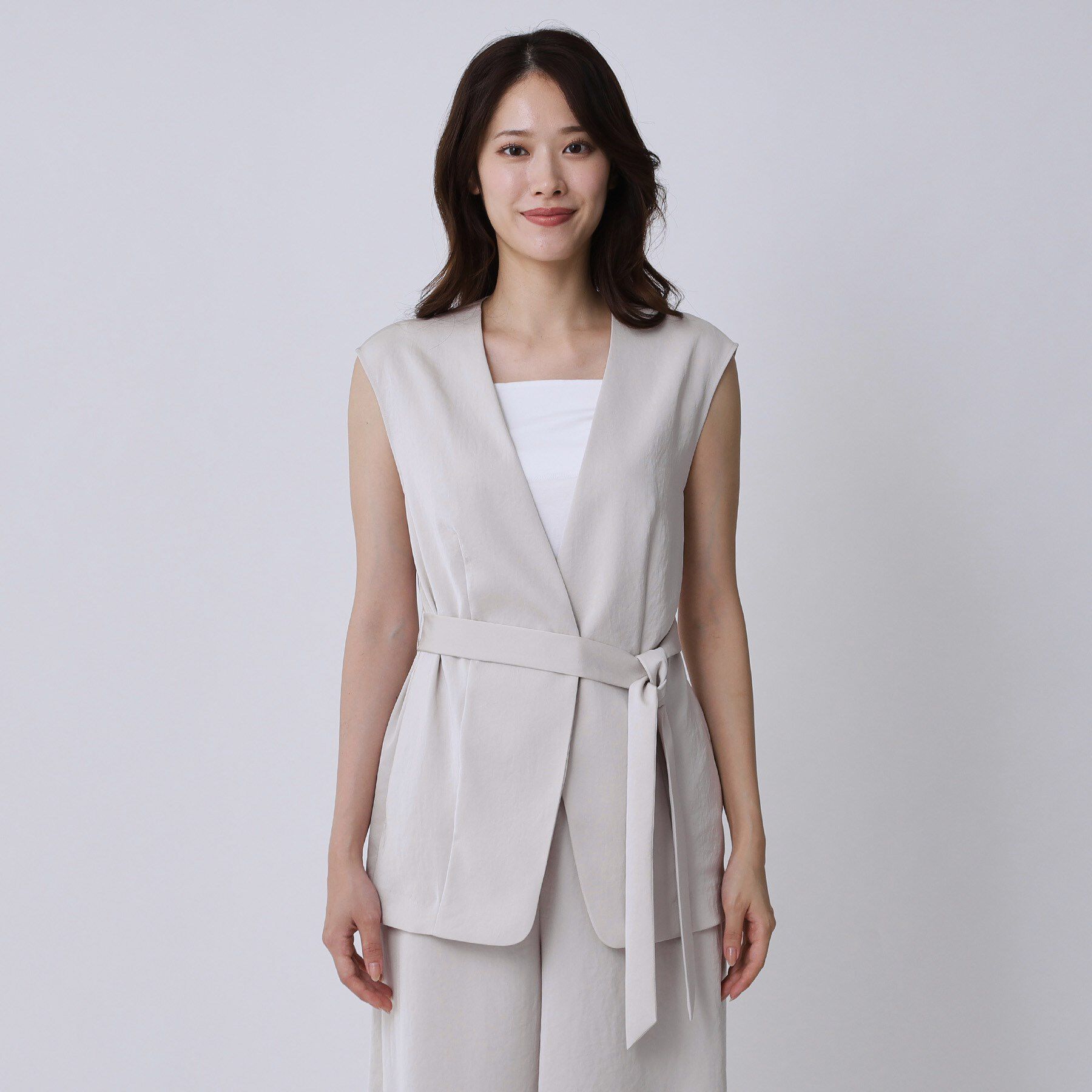 COUP DE CHANCE「【手洗い可／日本製】カラーレスジレ」|ベスト・ジレ|