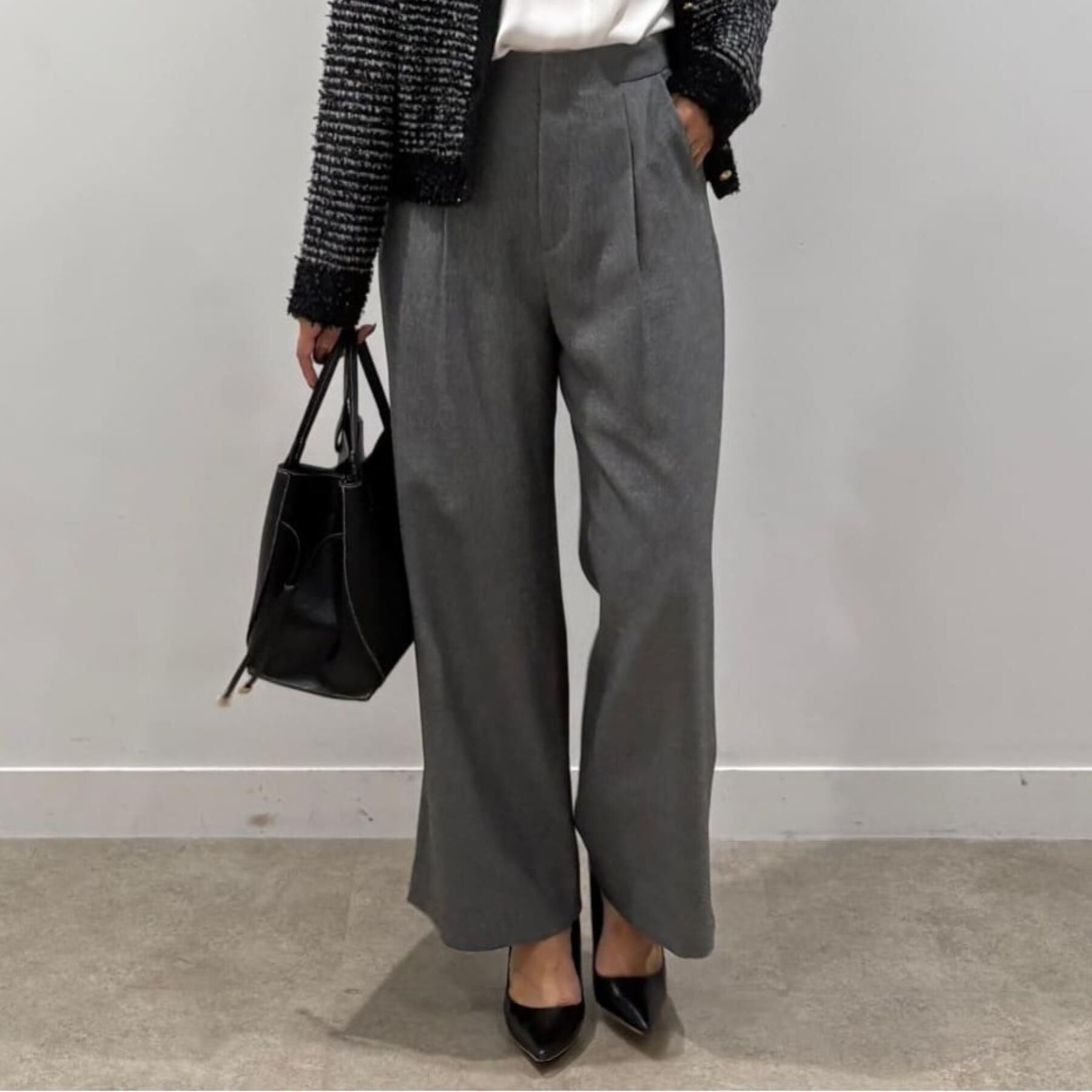 COUP DE CHANCE「【手洗い可／日本製】タックワイドパンツ」|その他|