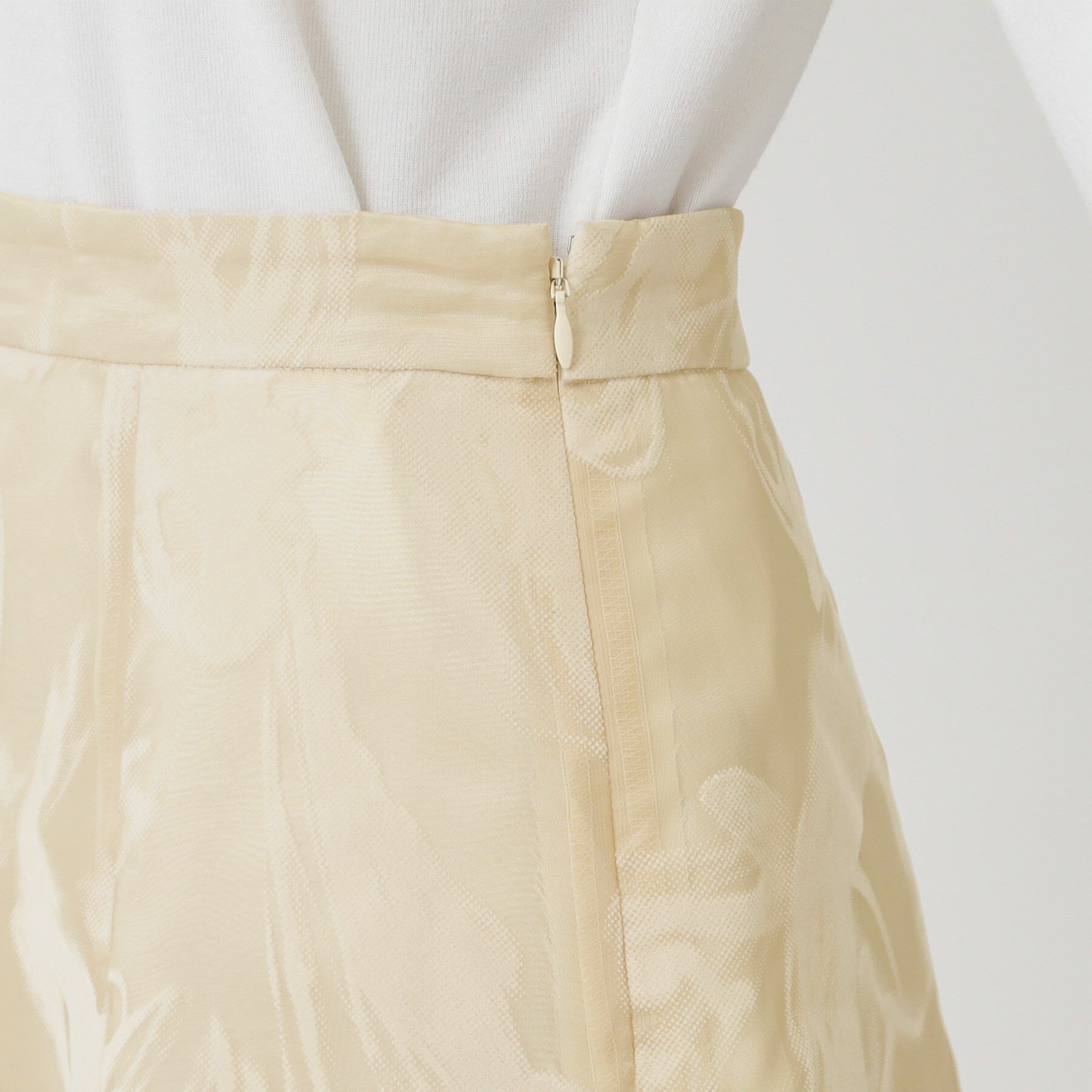 COUP DE CHANCE「【手洗い可／日本製】フロッキープリントのスカート」|スカート|