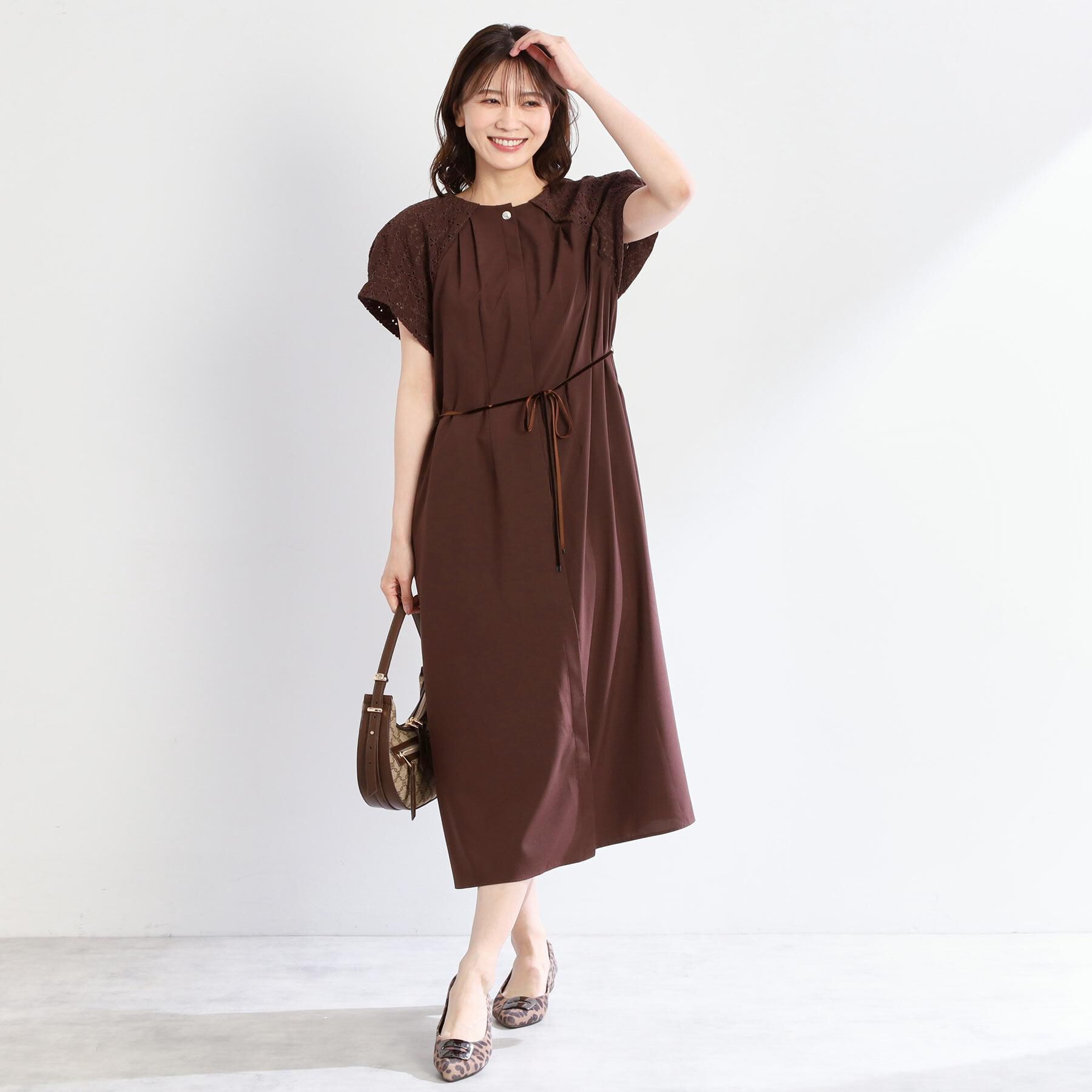 Reflect「カットワークレーススリーブワンピース」|ワンピース|