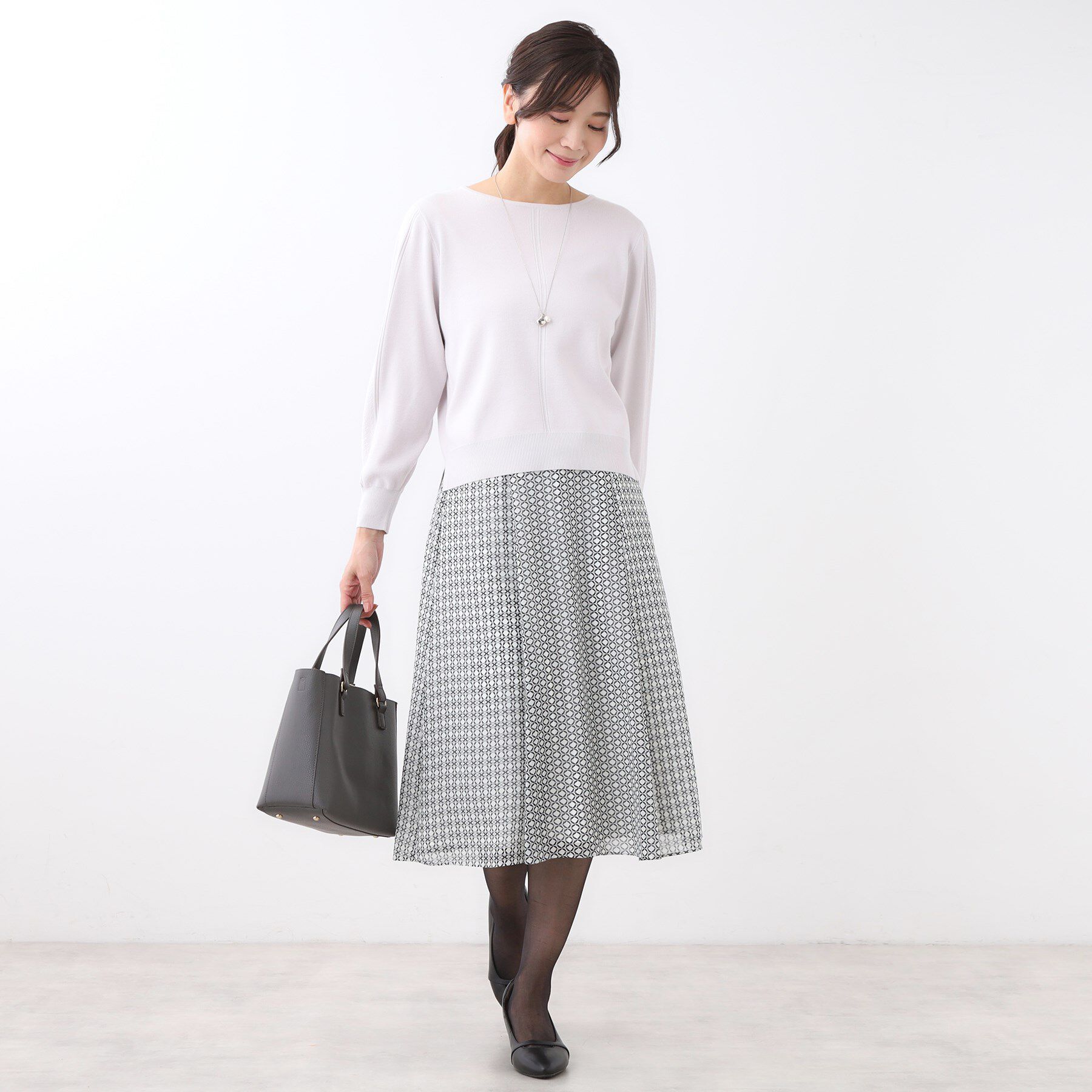 Reflect「【選べる6色／長く着られる◎】ボートネックニット」|ニット・セーター|