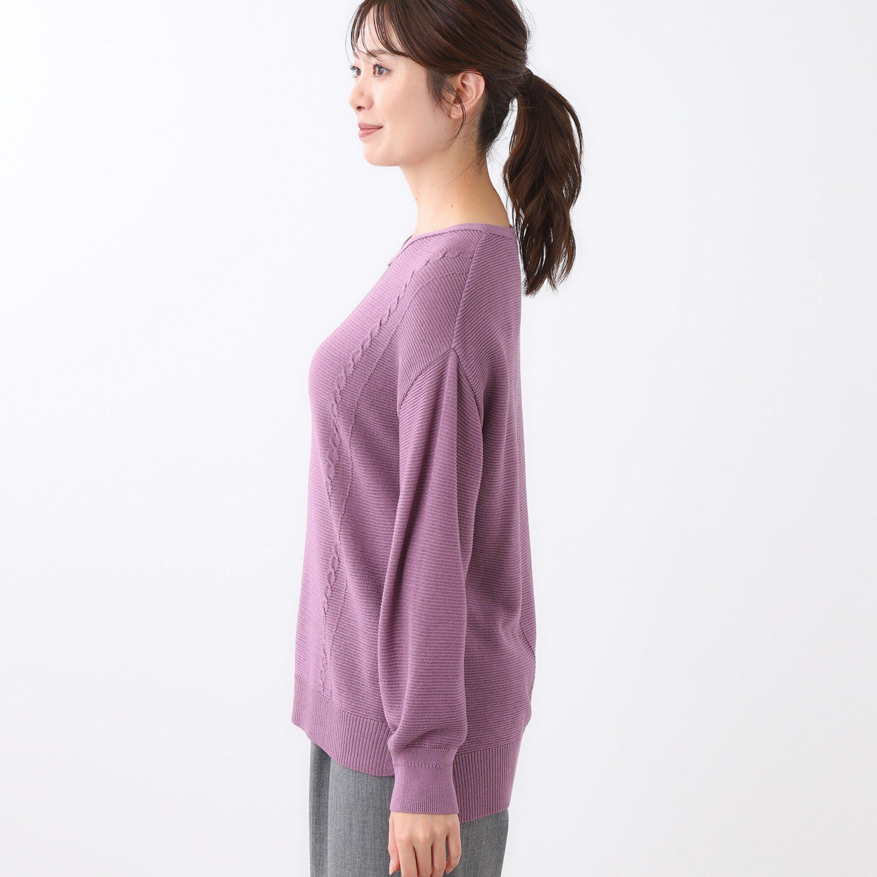 Reflect「【パンツ合わせにぴったり◎】ゆったりオフボディニット」|ニット・セーター|