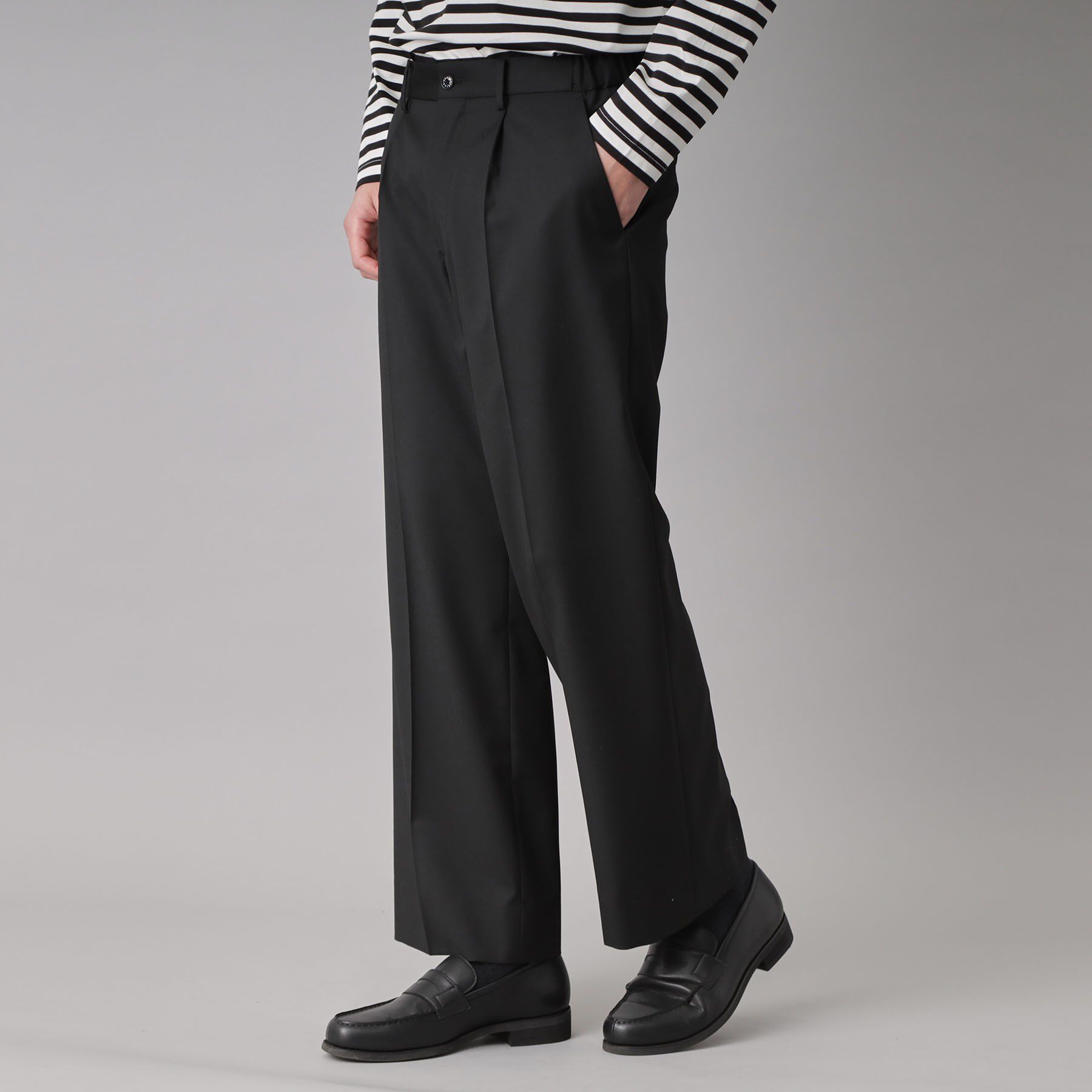 DRESSTERIOR「ウールブレンド イージーワイドパンツ」|その他|