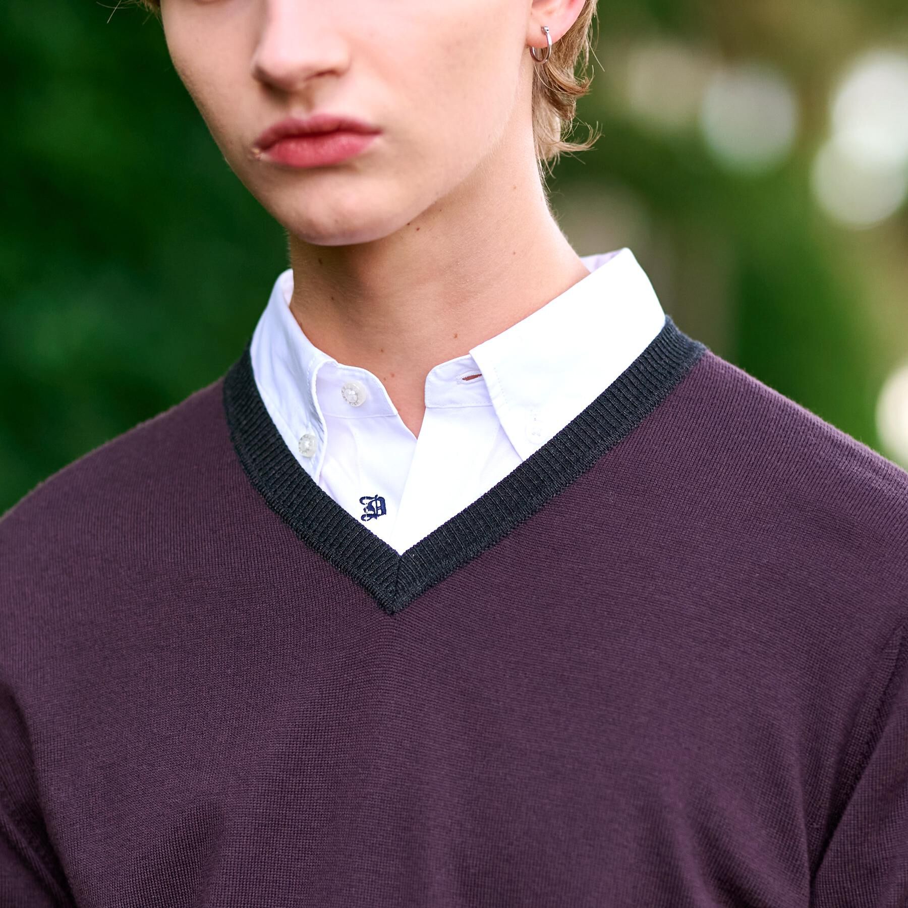 DRESSTERIOR「ウォッシャブルファインメリノ Vネックニット」|ニット・セーター|