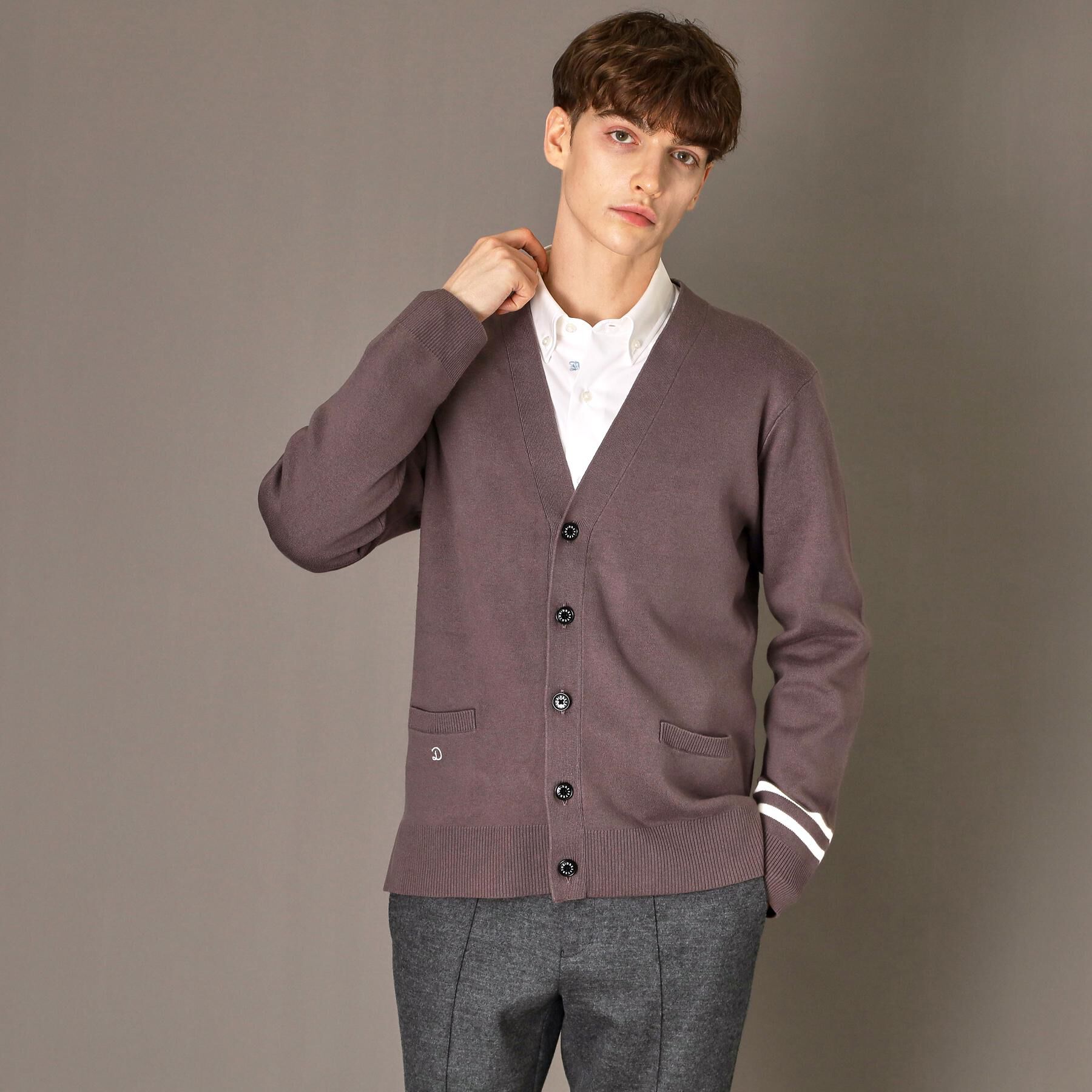 DRESSTERIOR「ウォッシャブル コットンカシミヤスムースカーディガン」|カーディガン|