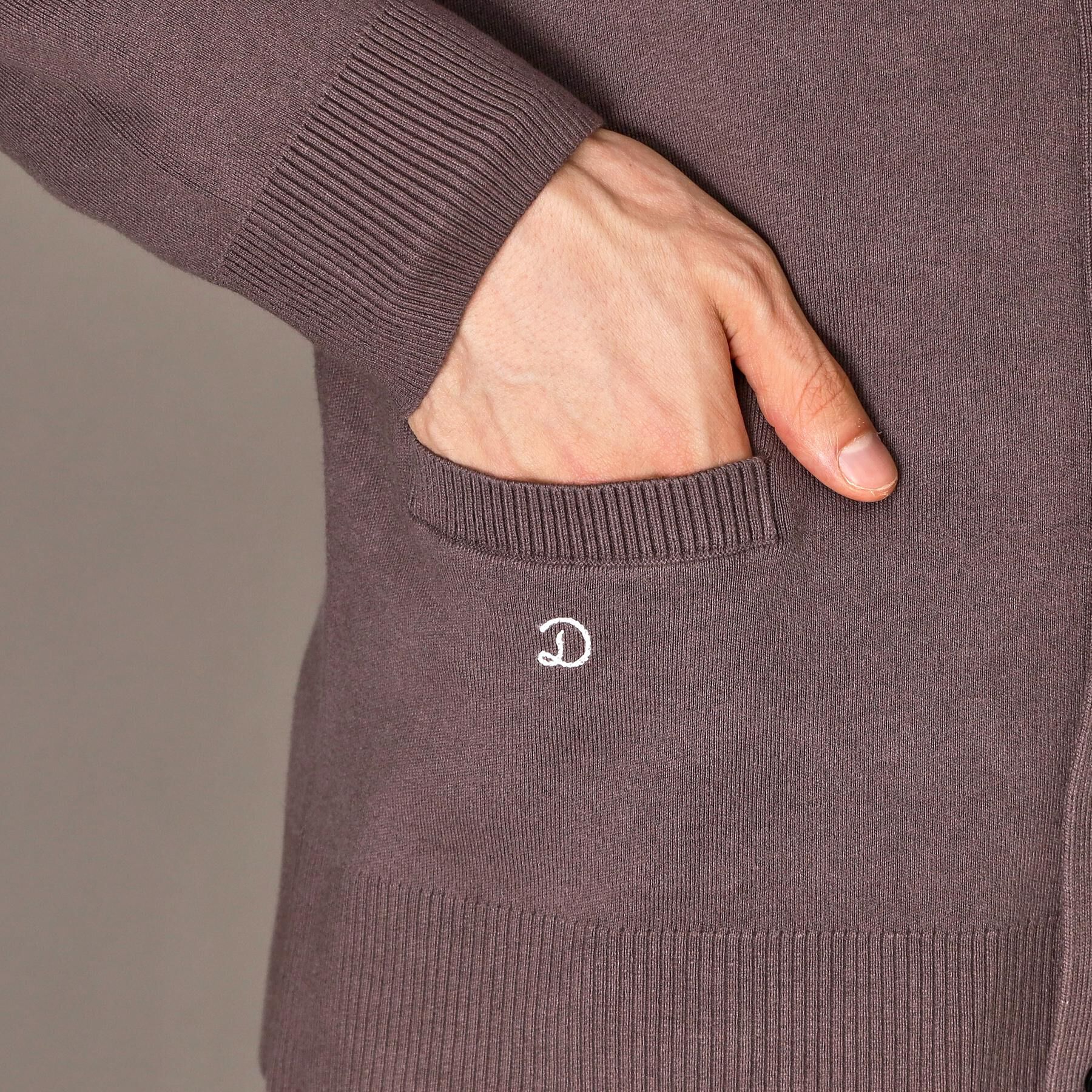 DRESSTERIOR「ウォッシャブル コットンカシミヤスムースカーディガン」|カーディガン|