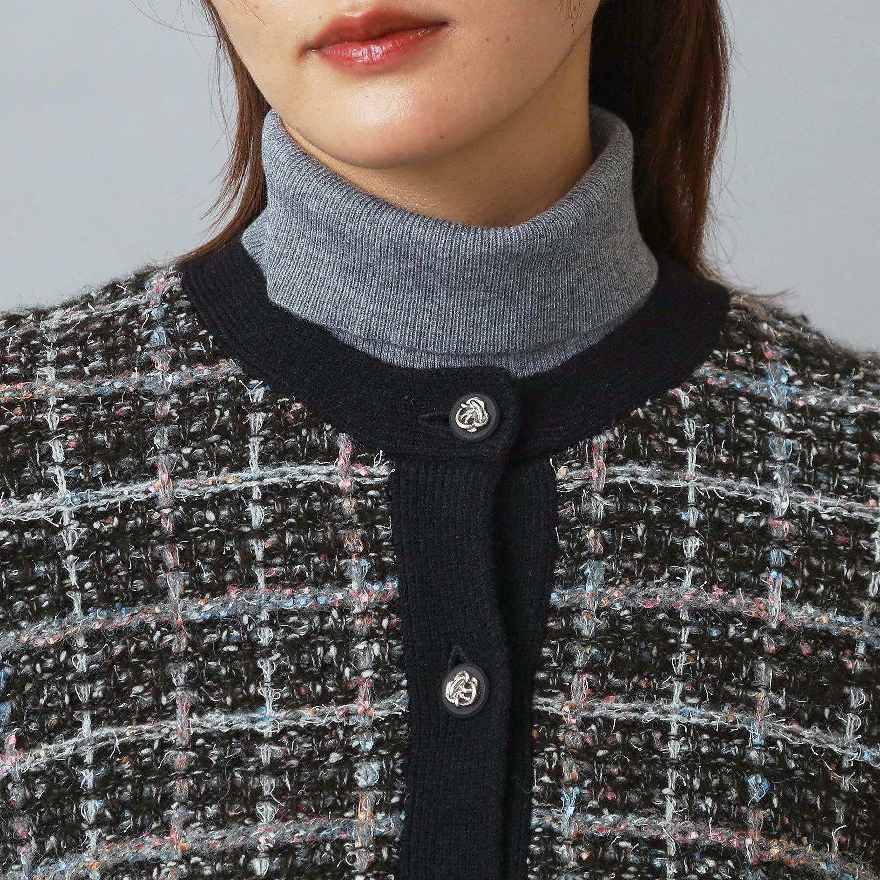 DRESSTERIOR「【otonaMUSE 11月号掲載】ツイードニットカーディガン」|カーディガン|