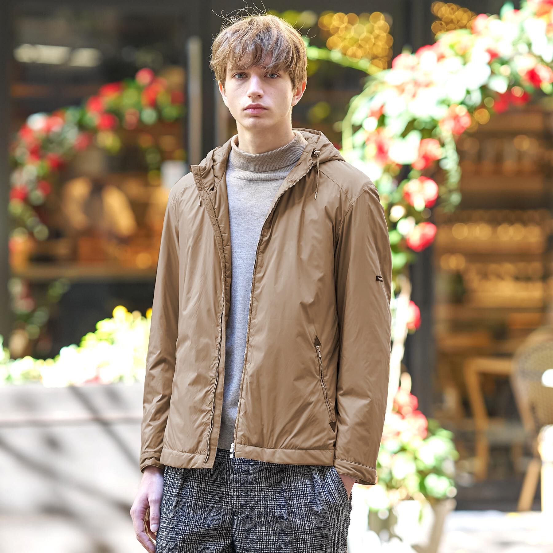 DRESSTERIOR「LIMONTA スーパーライト パデッドパーカー」|ブルゾン・スタジャン|