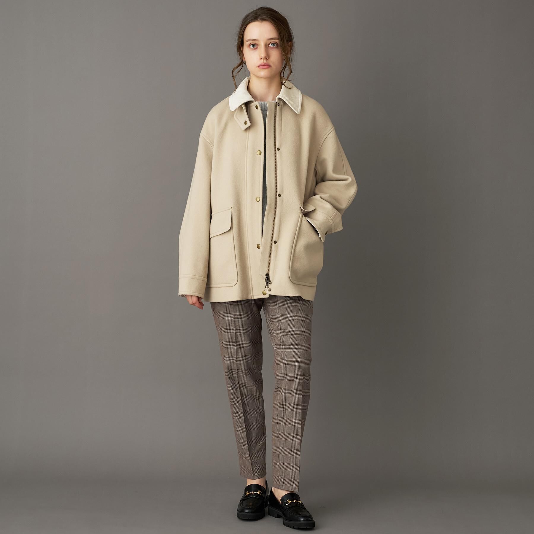 DRESSTERIOR「【CLASSY.12月号/otonaMUSE11月号掲載】ウールハンティングブルゾン」|ブルゾン・スタジャン|