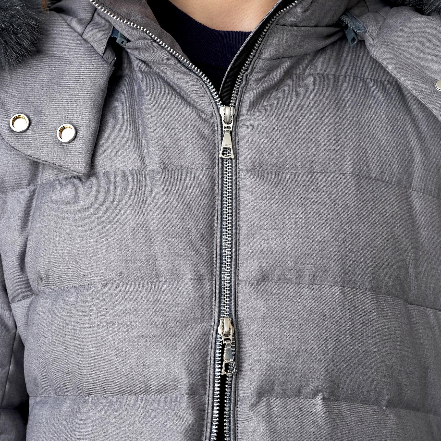 DRESSTERIOR「【CLASSY.12月号掲載/フード＆ファー取り外し可】ブルーFOXファー ホワイトグースダウン」|ダウン|