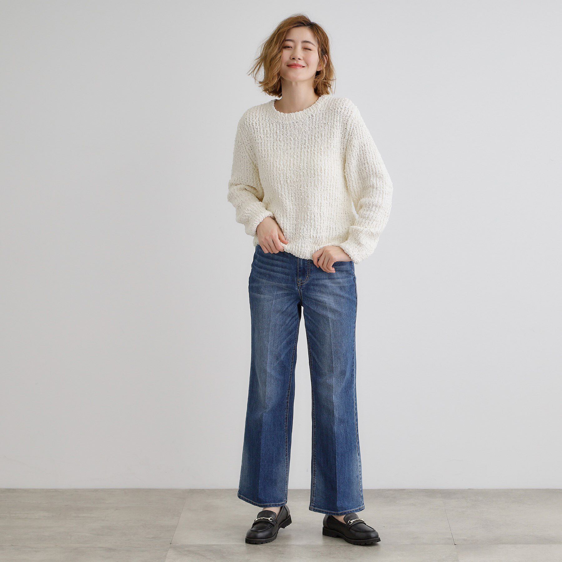 grove「ポンポンニットプルオーバー」|ニット・セーター|