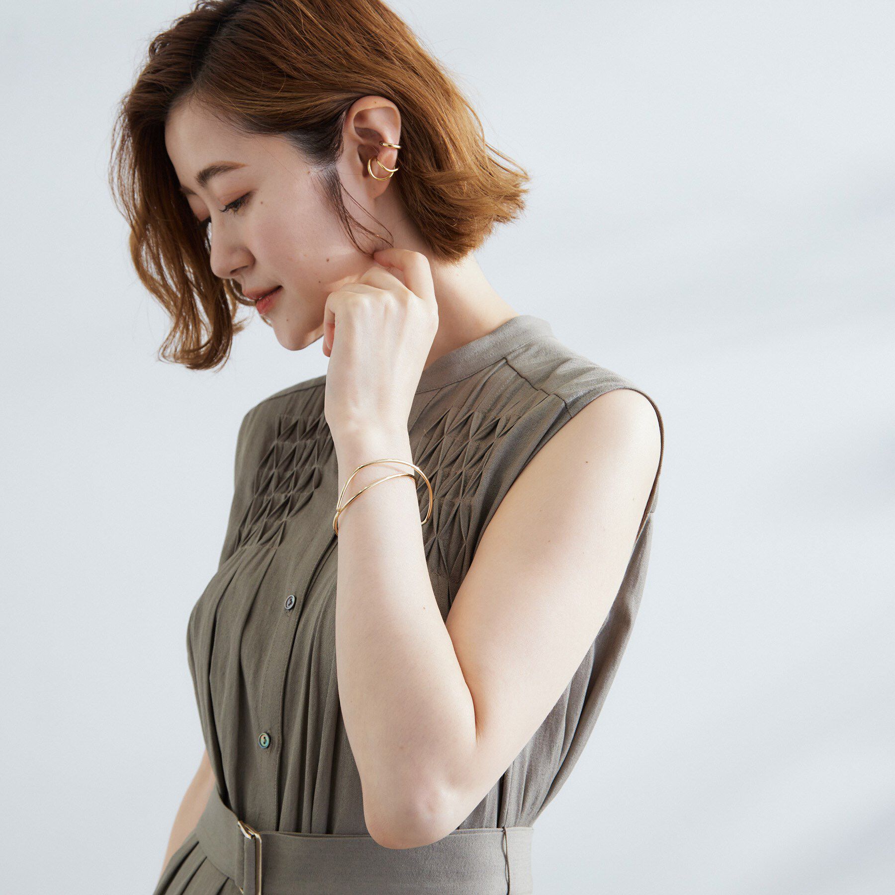 grove「クロスメタルバングル」|ブレスレット・バングル|