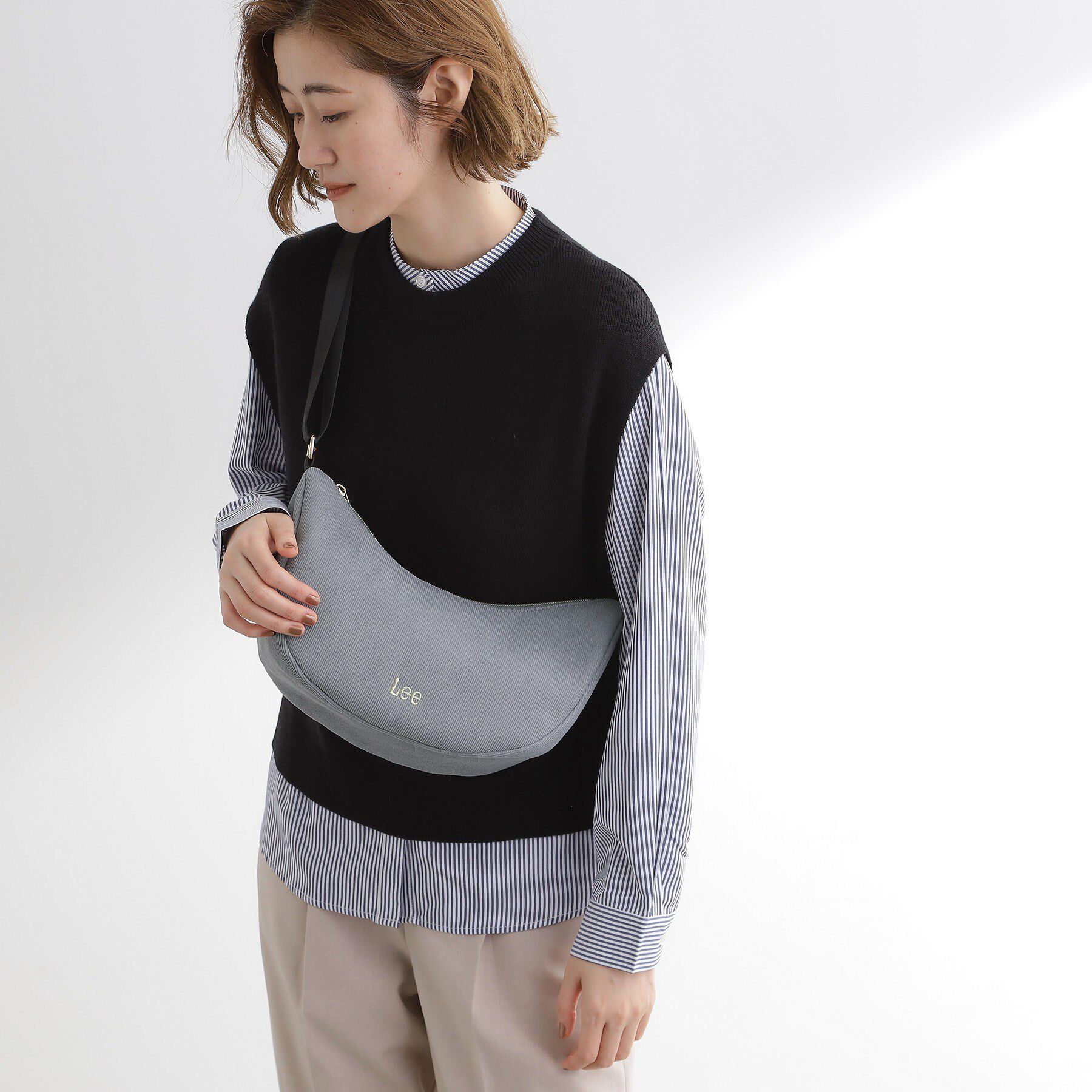 grove「【Lee別注】コーデュロイムーンショルダー」|ショルダー・メッセンジャー|