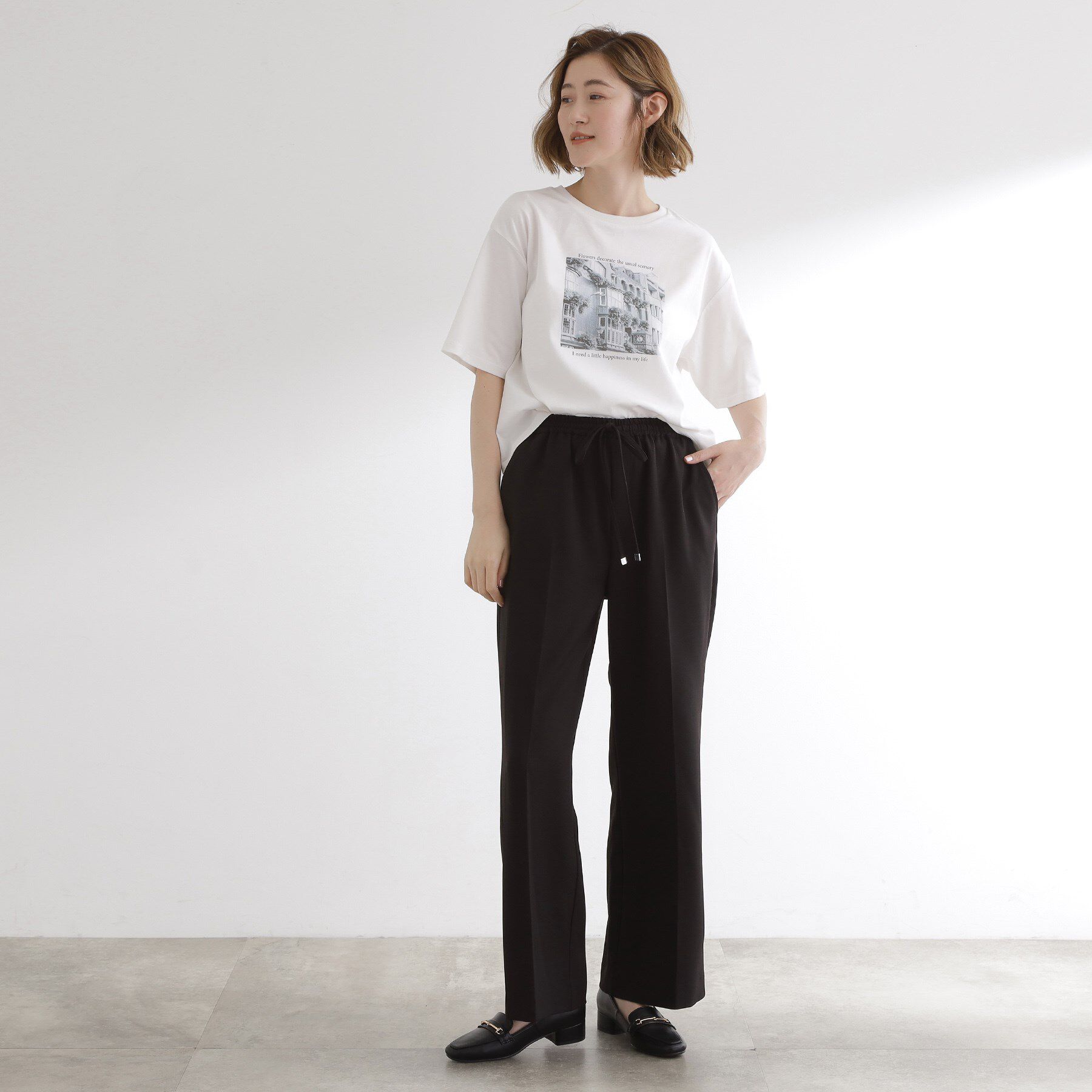 grove「夏に映える　大人のクロップドTシャツ」|Tシャツ・カットソー|